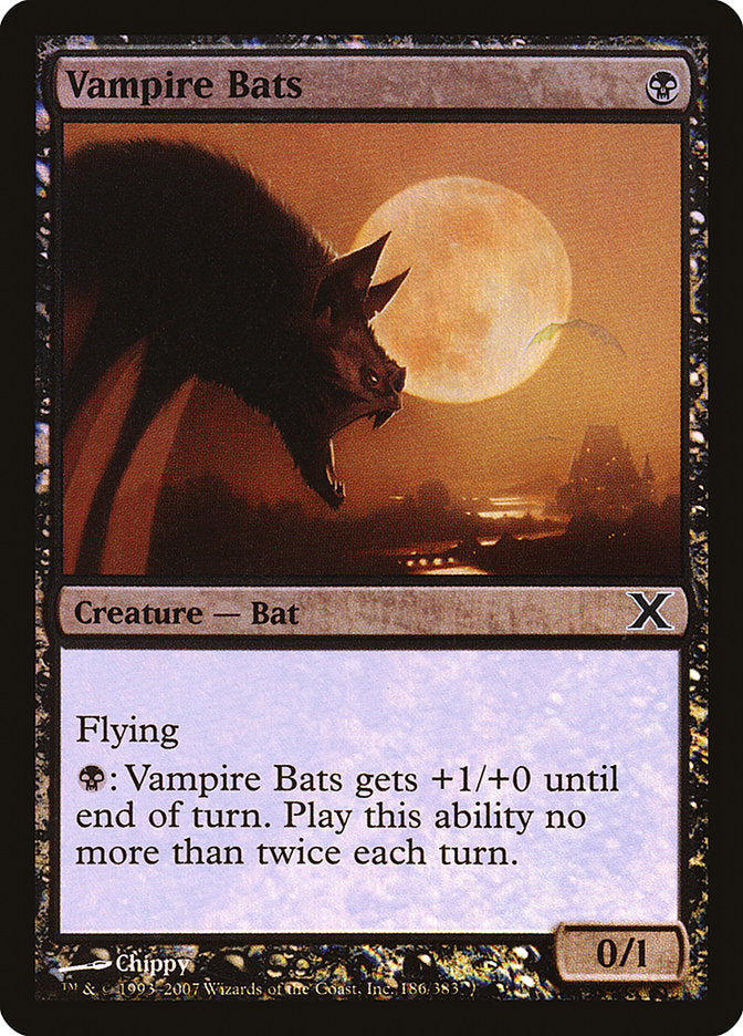 Vampire Bats (Premium Foil) [Tenth Edition] | Good Games North