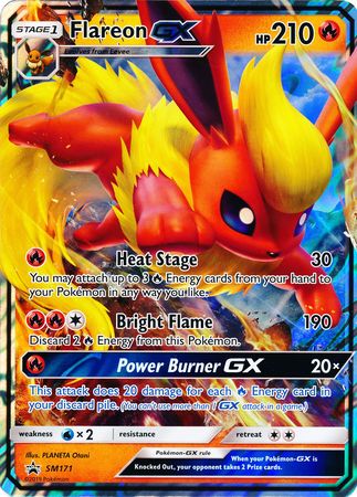 Flareon GX (SM171) (Jumbo Card) [Sun & Moon: Black Star Promos] | Good Games North