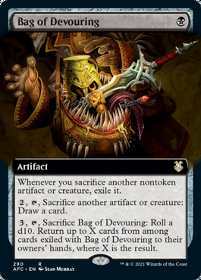 Bag of Devouring (Extended) [Dungeons & Dragons: Adventures in the Forgotten Realms Commander] | Good Games North