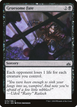 Gruesome Fate [Rivals of Ixalan] | Good Games North