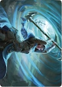 Sea Gate Stormcaller Art Card [Zendikar Rising Art Series] | Good Games North