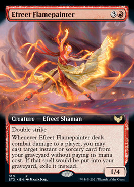 Efreet Flamepainter (Extended) [Strixhaven: School of Mages] | Good Games North