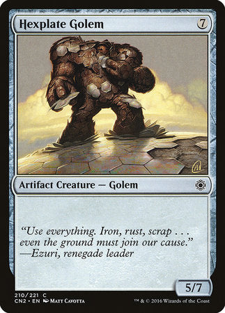 Hexplate Golem [Conspiracy: Take the Crown] | Good Games North