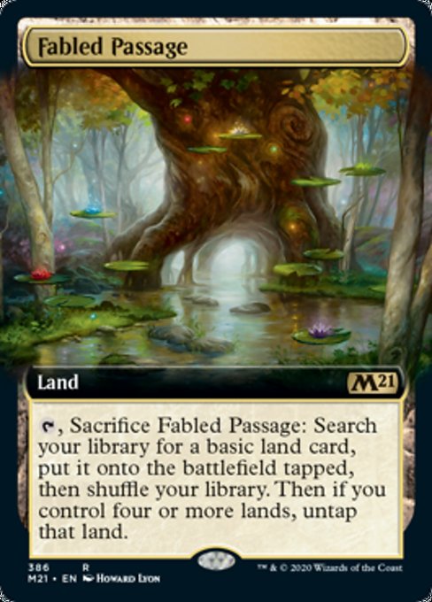 Fabled Passage (Extended Art) [Core Set 2021] | Good Games North