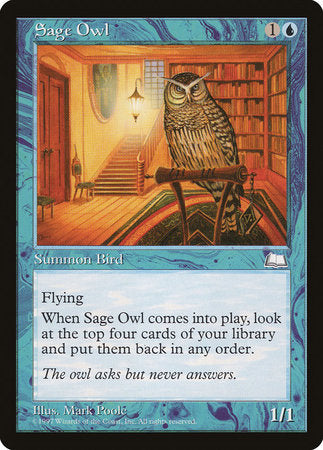 Sage Owl [Weatherlight] | Good Games North