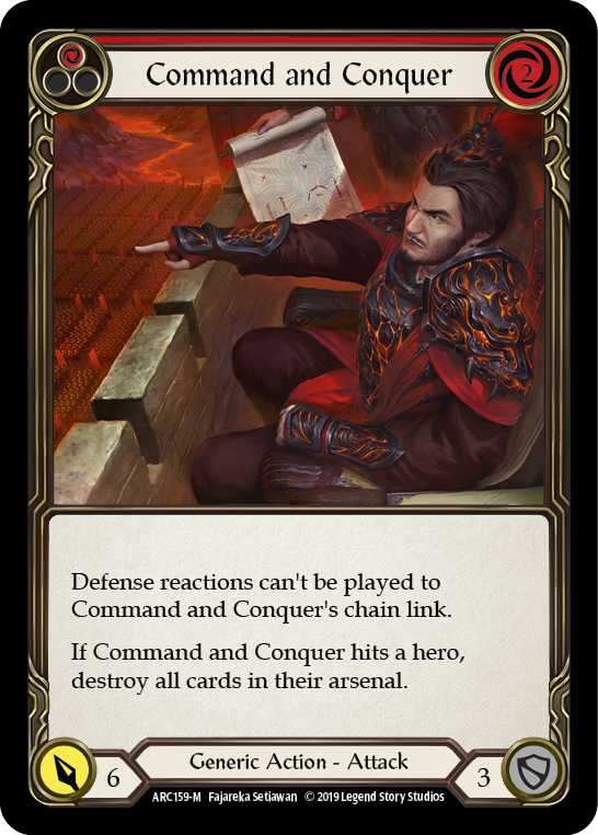 Command and Conquer [ARC159-M] 1st Edition Rainbow Foil | Good Games North