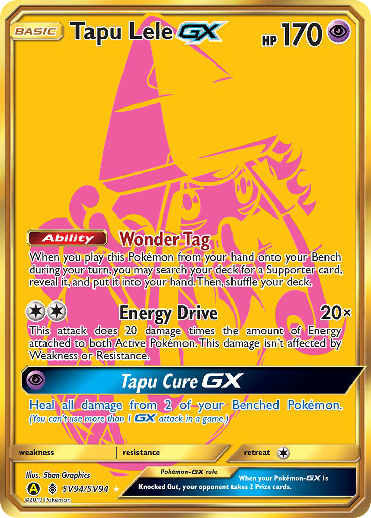 Tapu Lele GX (SV94/SV94) [Sun & Moon: Hidden Fates - Shiny Vault] | Good Games North