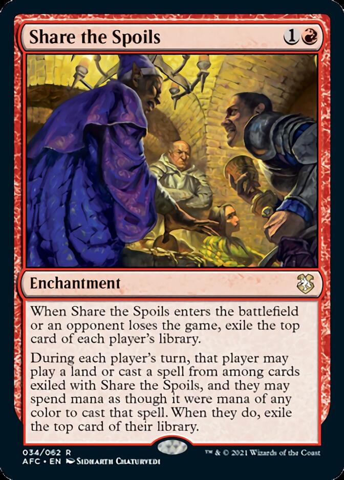 Share the Spoils [Dungeons & Dragons: Adventures in the Forgotten Realms Commander] | Good Games North