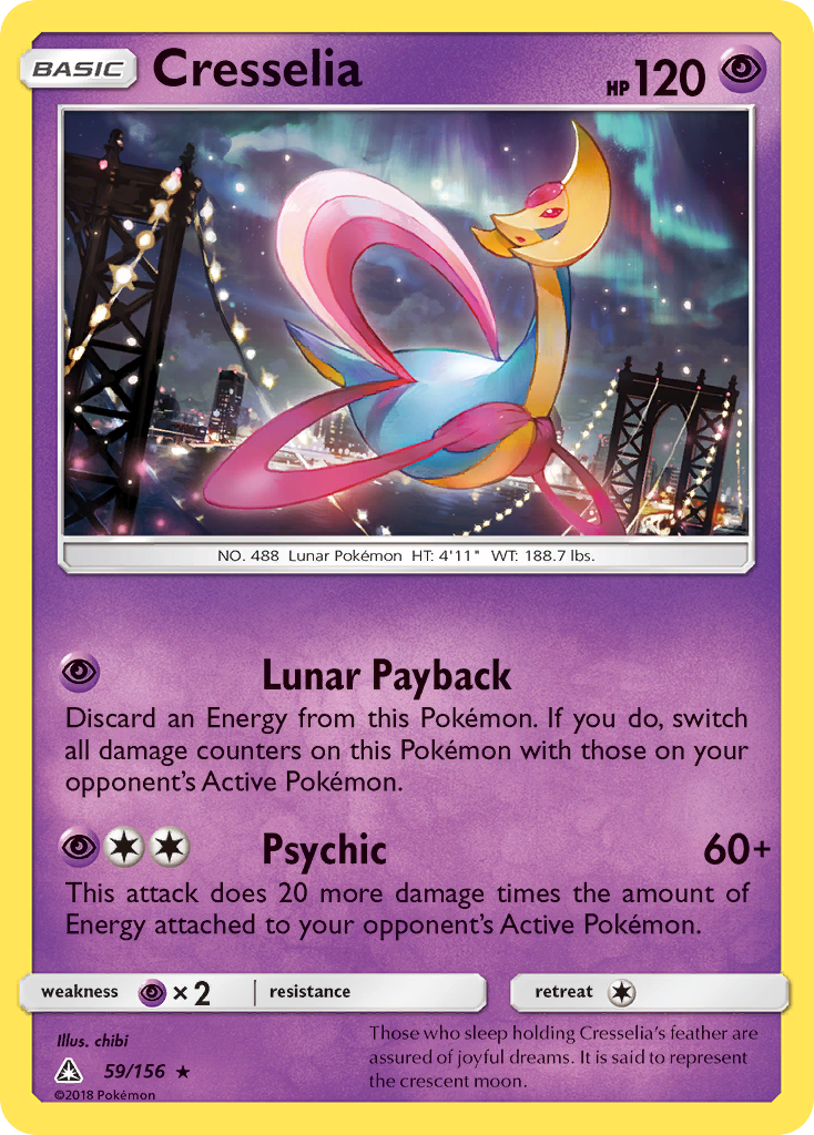 Cresselia (59/156) [Sun & Moon: Ultra Prism] | Good Games North