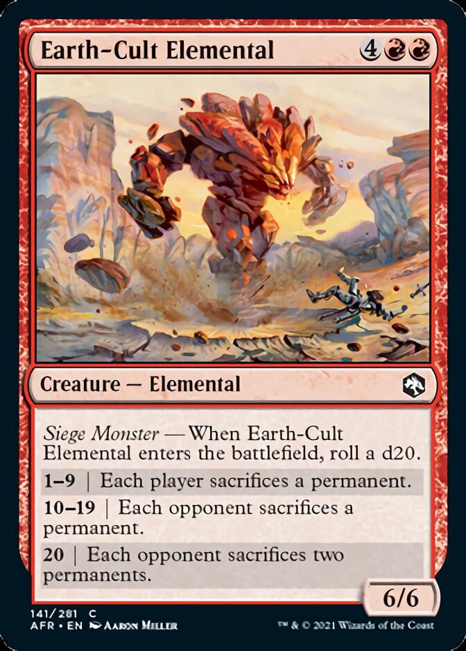 Earth-Cult Elemental [Dungeons & Dragons: Adventures in the Forgotten Realms] | Good Games North