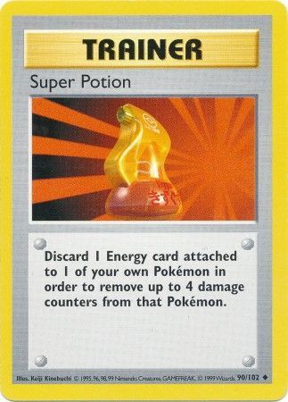 Super Potion (90/102) [Base Set Shadowless Unlimited] | Good Games North