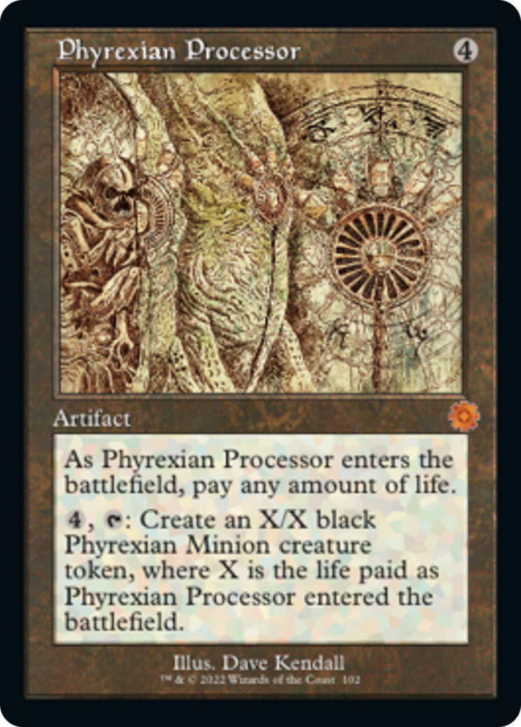 Phyrexian Processor (Retro Schematic) [The Brothers' War Retro Artifacts] | Good Games North
