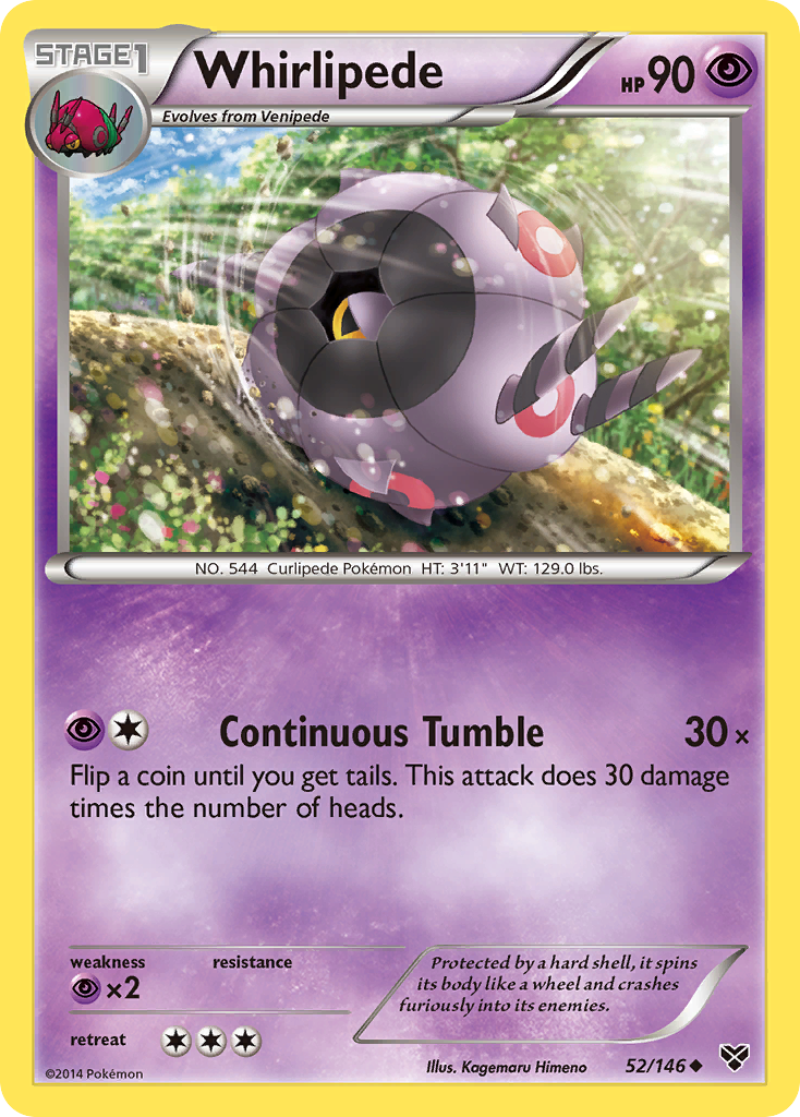 Whirlipede (52/146) [XY: Base Set] | Good Games North