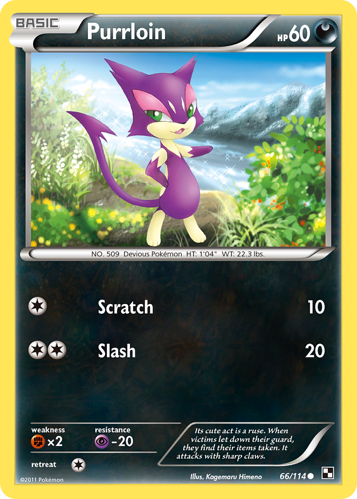 Purrloin (66/114) [Black & White: Base Set] | Good Games North