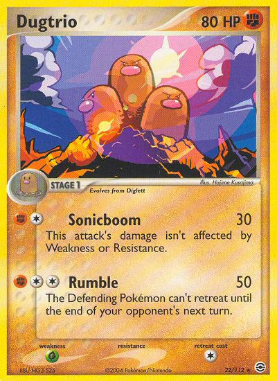Dugtrio (22/112) [EX: FireRed & LeafGreen] | Good Games North