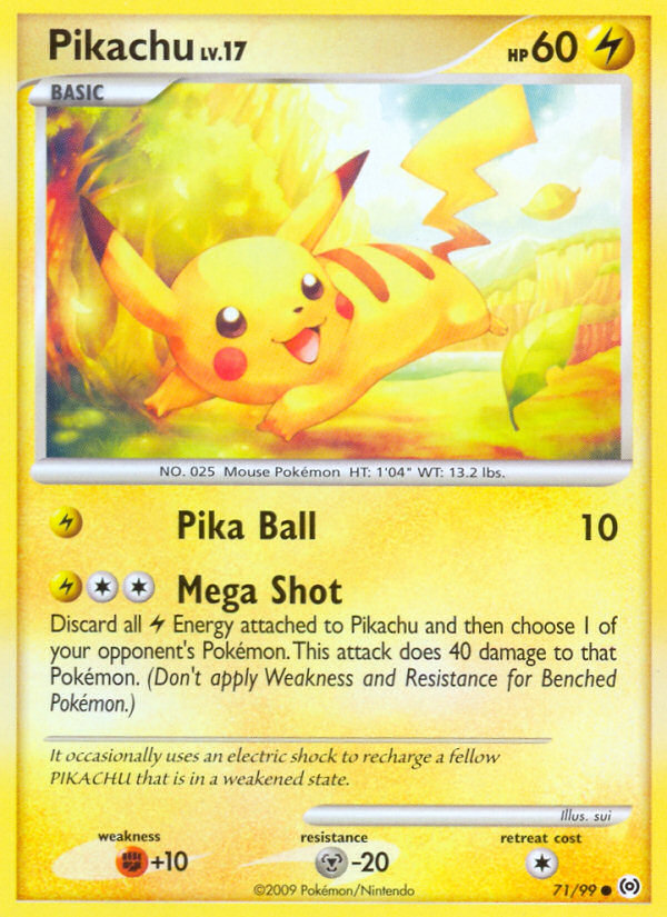 Pikachu (71/99) [Platinum: Arceus] | Good Games North