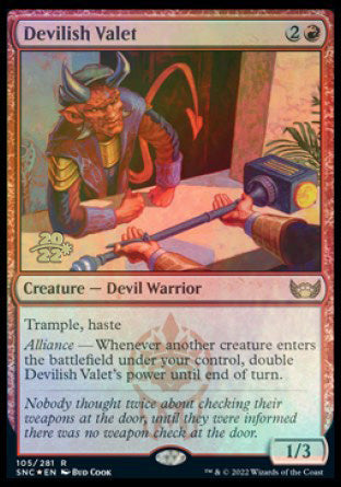Devilish Valet [Streets of New Capenna Prerelease Promos] | Good Games North
