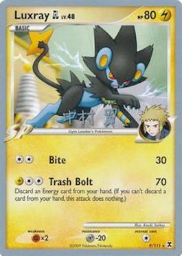 Luxray GL LV.48 (9/111) (Crowned Tiger - Tsubasa Nakamura) [World Championships 2009] | Good Games North