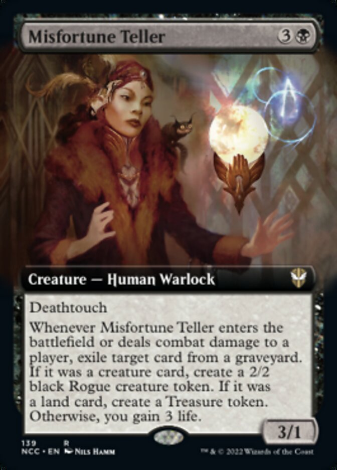 Misfortune Teller (Extended Art) [Streets of New Capenna Commander] | Good Games North