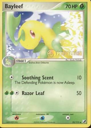 Bayleef (35/115) (Prerelease Promo) [Nintendo: Black Star Promos] | Good Games North
