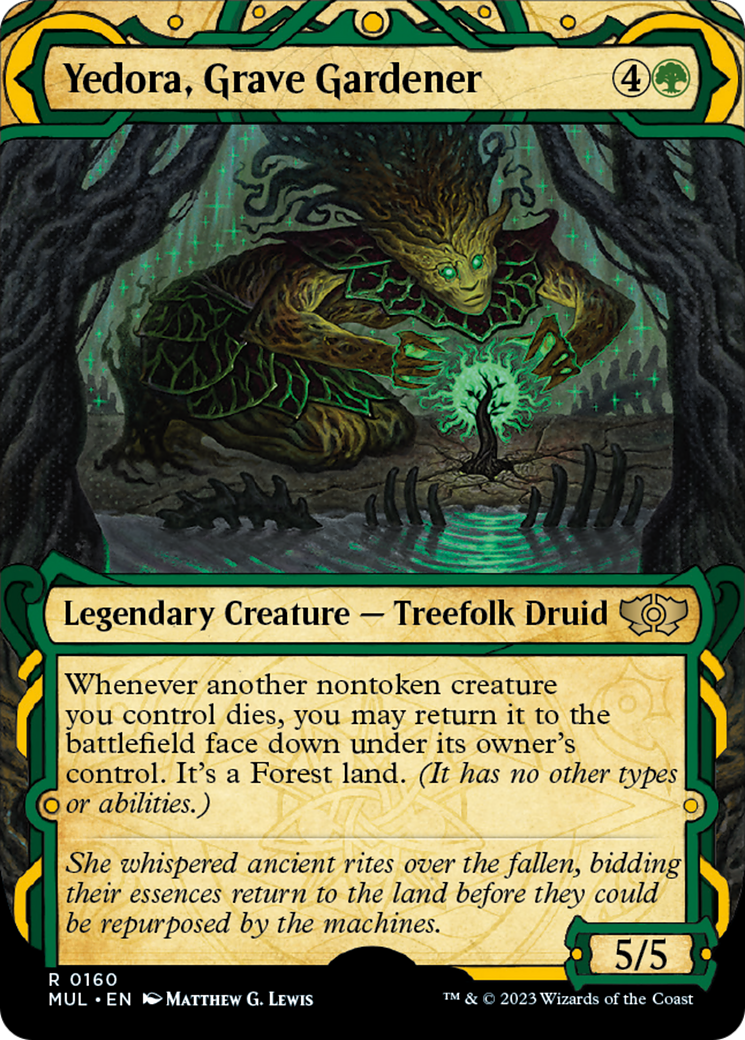Yedora, Grave Gardener (Halo Foil) [Multiverse Legends] | Good Games North