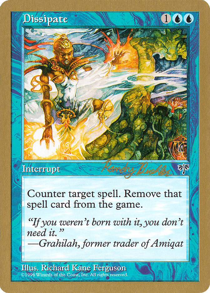 Dissipate (Randy Buehler) [World Championship Decks 1998] | Good Games North