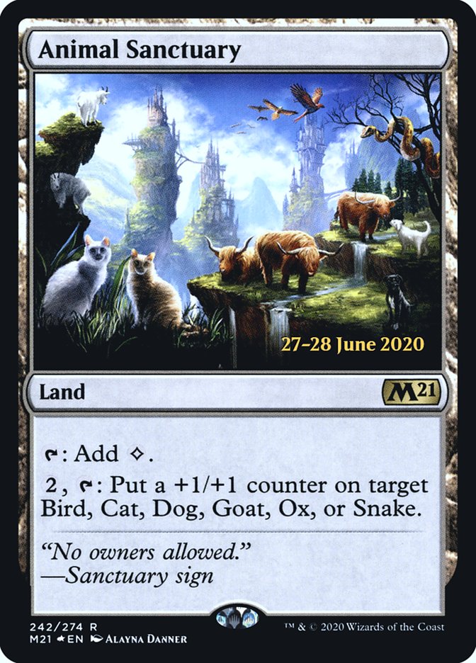 Animal Sanctuary  [Core Set 2021 Prerelease Promos] | Good Games North