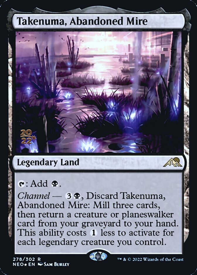 Takenuma, Abandoned Mire [Kamigawa: Neon Dynasty Prerelease Promos] | Good Games North