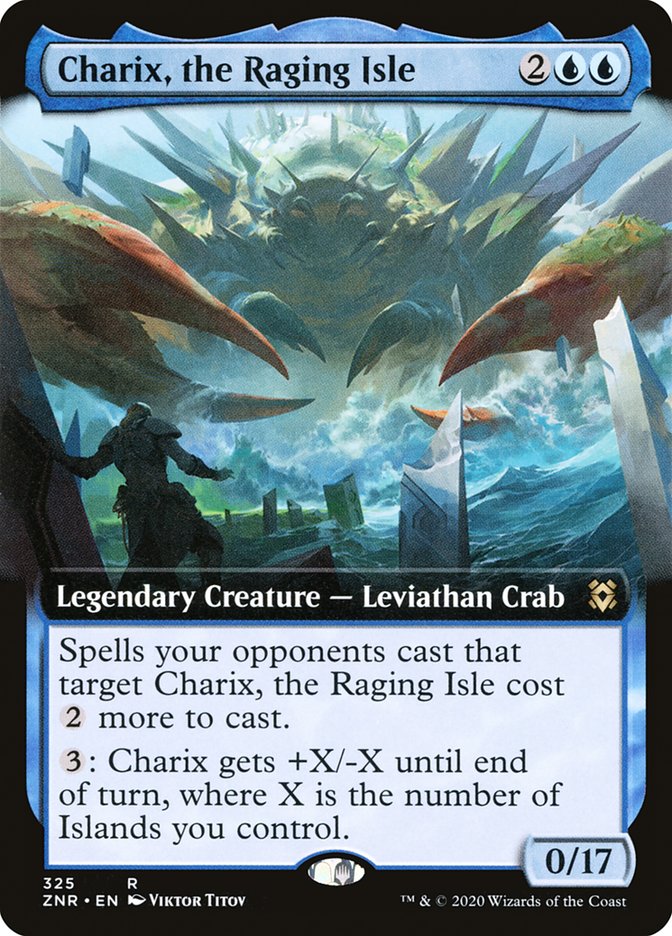 Charix, the Raging Isle (Extended Art) [Zendikar Rising] | Good Games North
