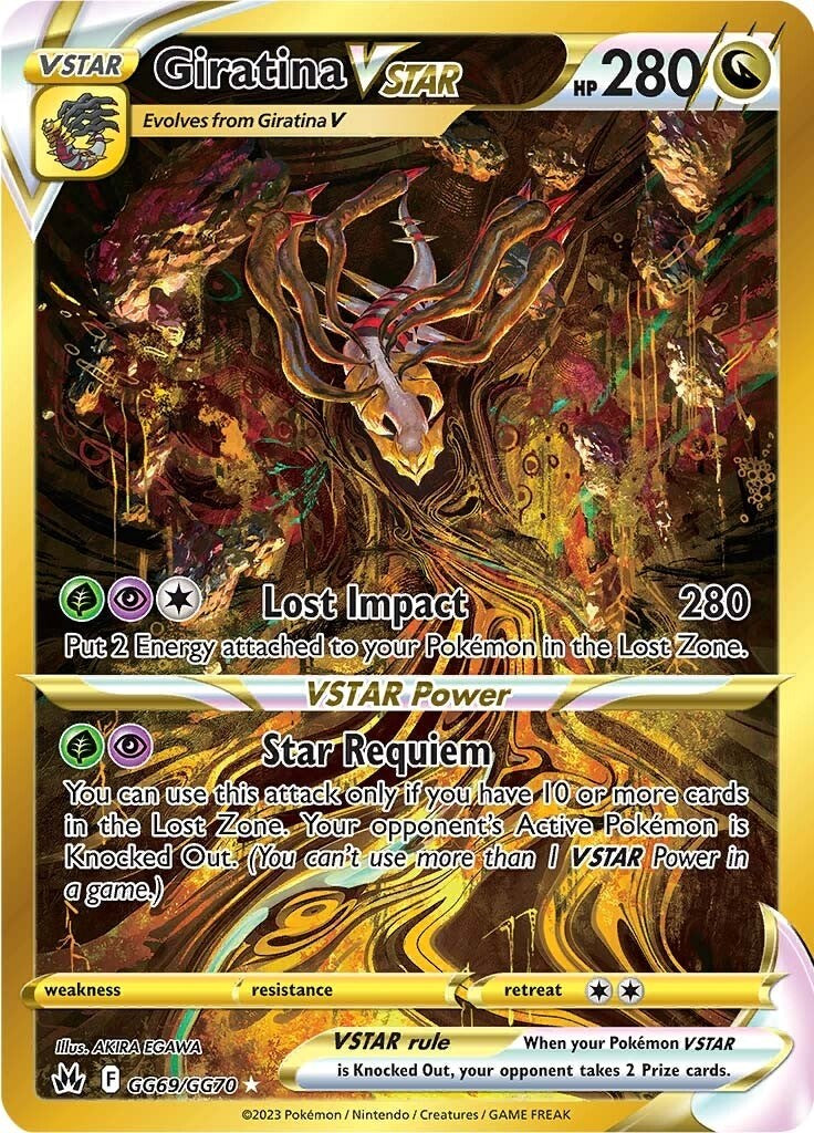 Giratina VSTAR (GG69/GG70) (Secret) [Sword & Shield: Crown Zenith] | Good Games North