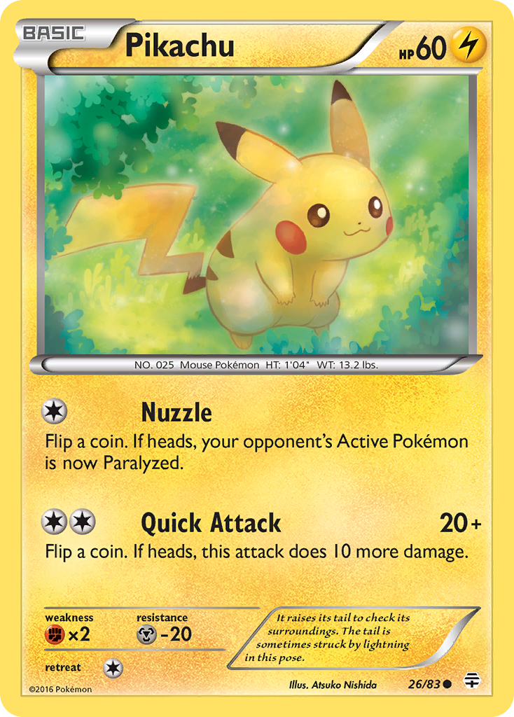 Pikachu (26/83) [XY: Generations] | Good Games North