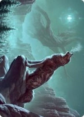 Sarulf's Packmate Art Card [Kaldheim: Art Series] | Good Games North