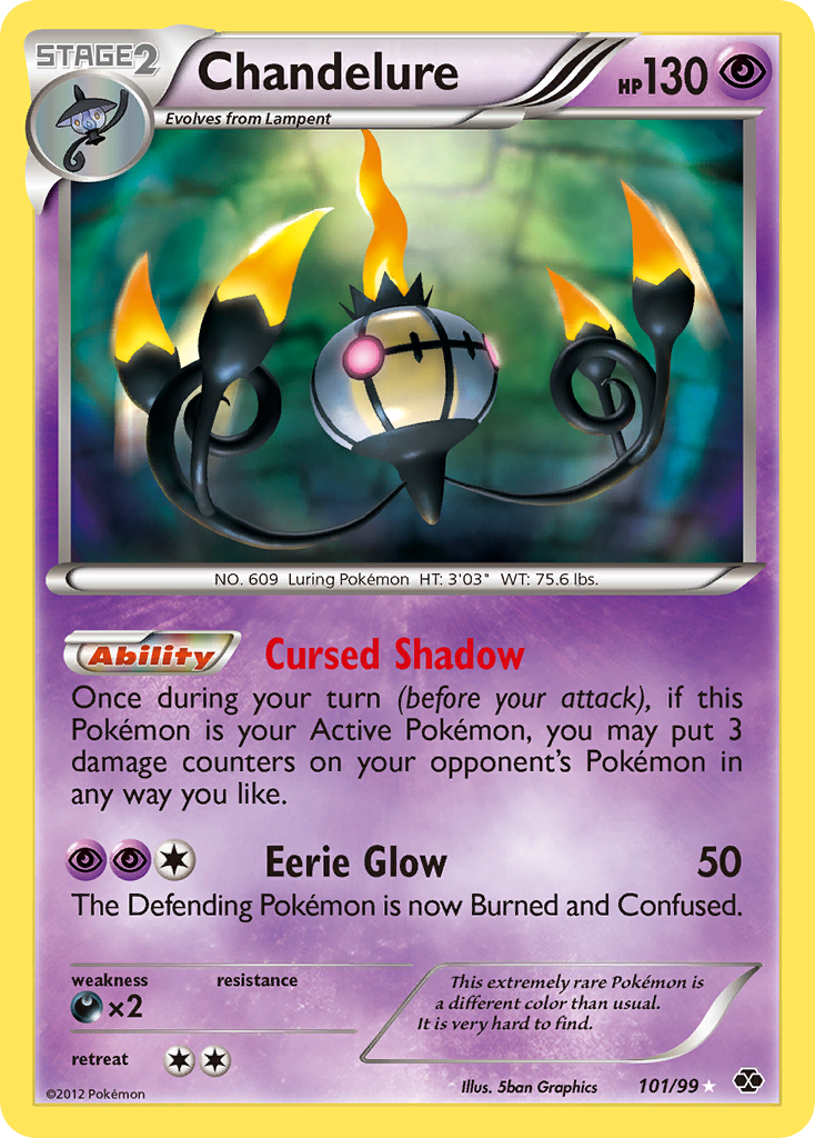 Chandelure (101/99) [Black & White: Next Destinies] | Good Games North