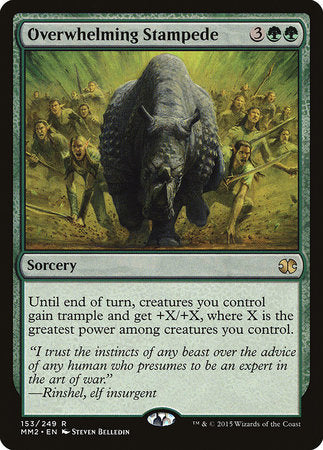 Overwhelming Stampede [Modern Masters 2015] | Good Games North