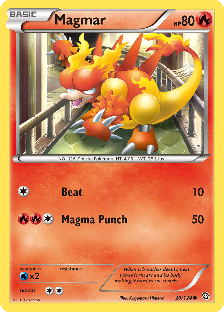 Magmar (20/124) [Black & White: Dragons Exalted] | Good Games North