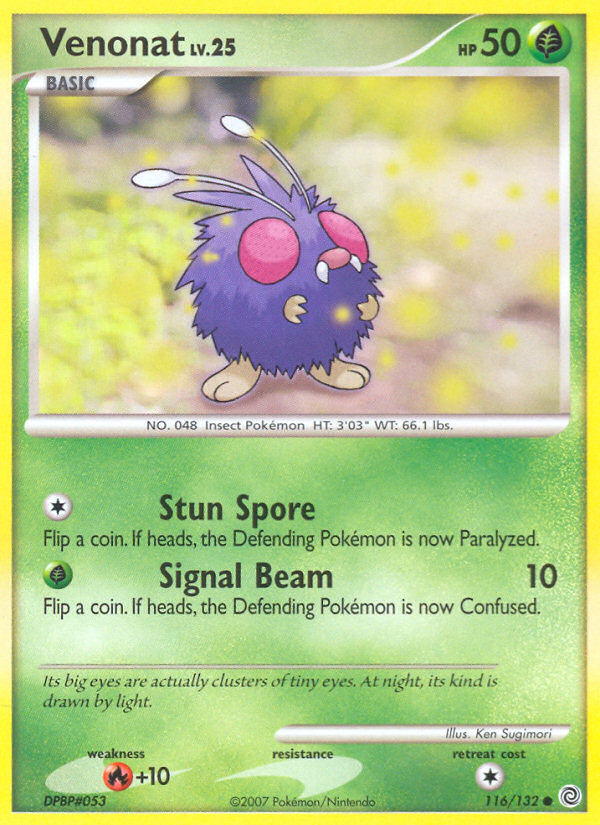 Venonat (116/132) [Diamond & Pearl: Secret Wonders] | Good Games North