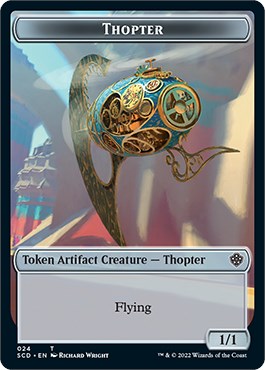 Cat Bird // Thopter Double-Sided Token [Starter Commander Decks] | Good Games North