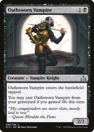 Oathsworn Vampire [Rivals of Ixalan] | Good Games North