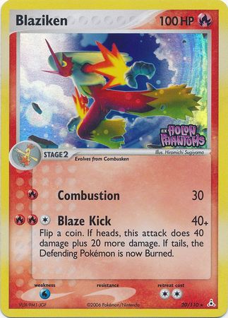 Blaziken (20/110) (Stamped) [EX: Holon Phantoms] | Good Games North