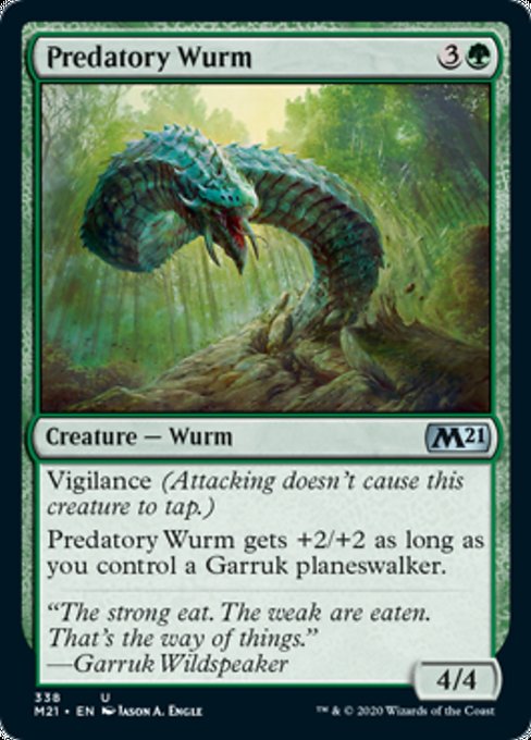 Predatory Wurm [Core Set 2021] | Good Games North