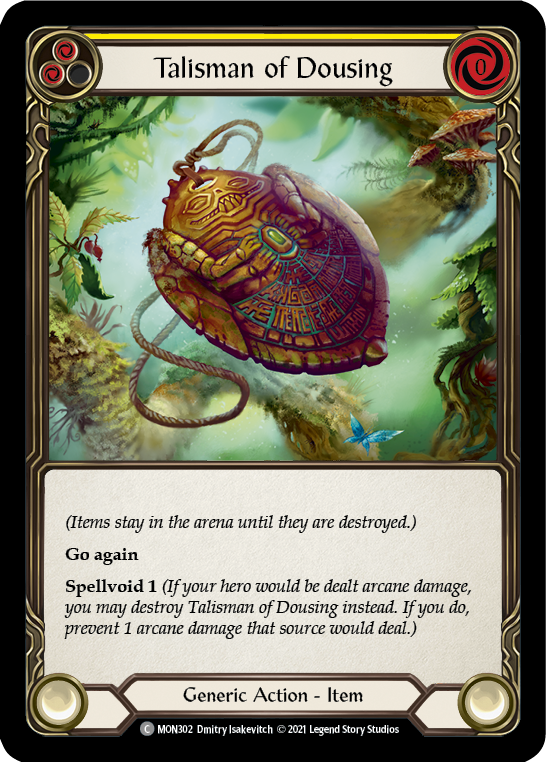 Talisman of Dousing [MON302] 1st Edition Normal | Good Games North