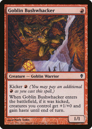 Goblin Bushwhacker [Zendikar] | Good Games North