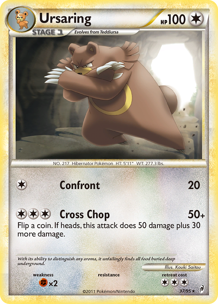 Ursaring (37/95) [HeartGold & SoulSilver: Call of Legends] | Good Games North