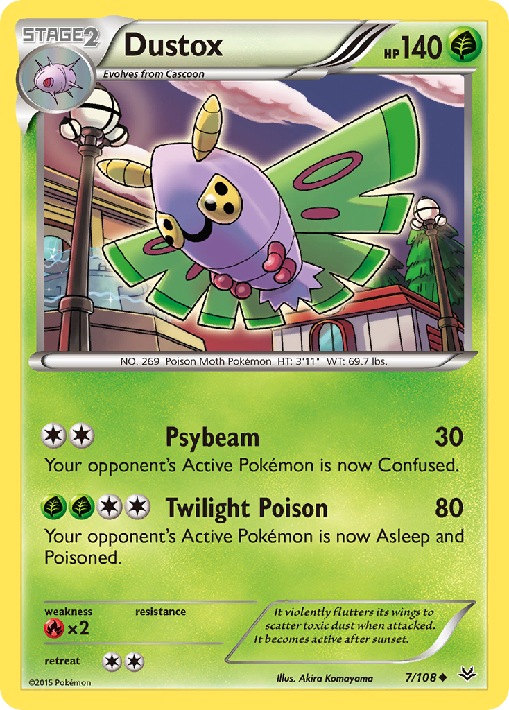 Dustox (7/108) [XY: Roaring Skies] | Good Games North