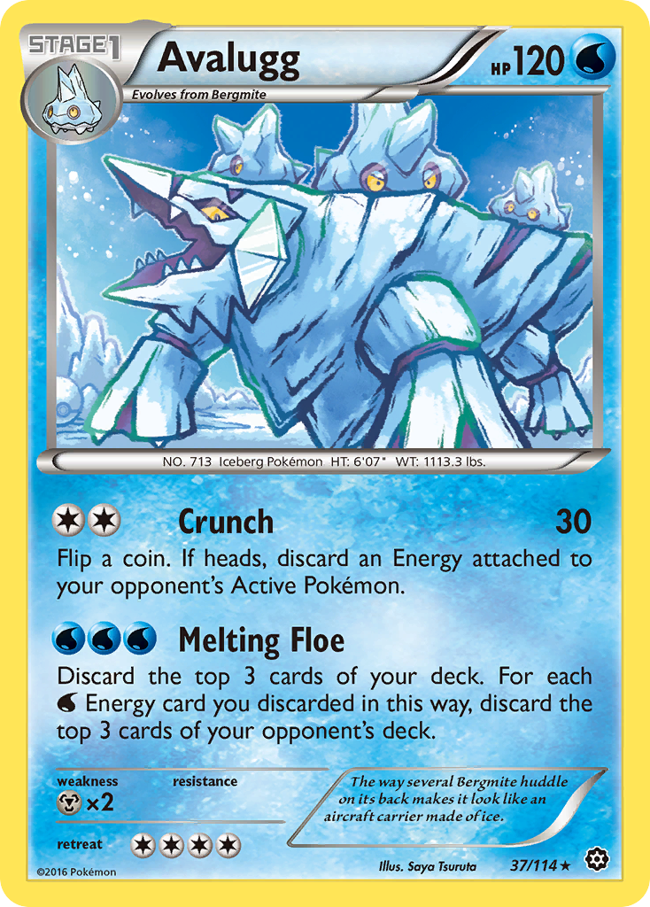 Avalugg (37/114) [XY: Steam Siege] | Good Games North
