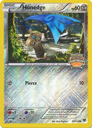 Honedge (83/146) (Regional Championship Promo) [XY: Base Set] | Good Games North