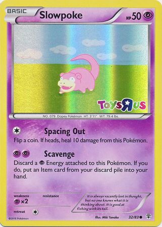 Slowpoke (32/83) (Toys R Us Promo) [XY: Generations] | Good Games North