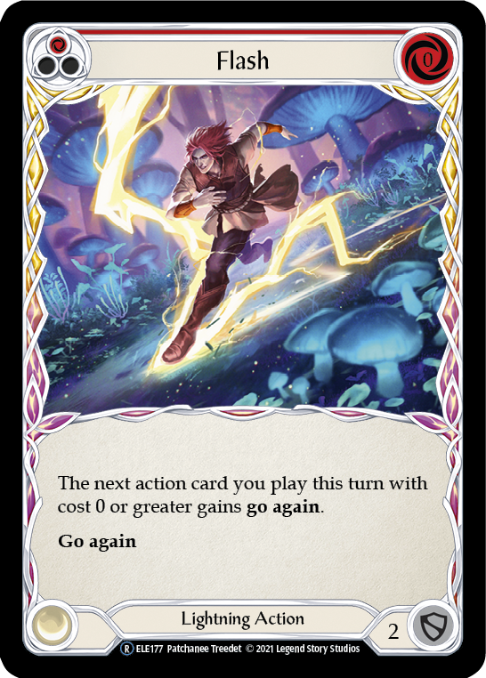 Flash (Red) [U-ELE177] Unlimited Rainbow Foil | Good Games North