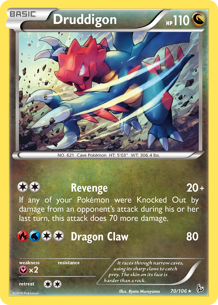 Druddigon (70/106) [XY: Flashfire] | Good Games North