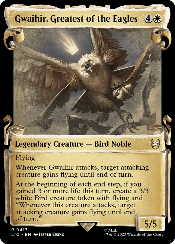 Gwaihir, Greatest of the Eagles [The Lord of the Rings: Tales of Middle-Earth Commander Showcase Scrolls] | Good Games North